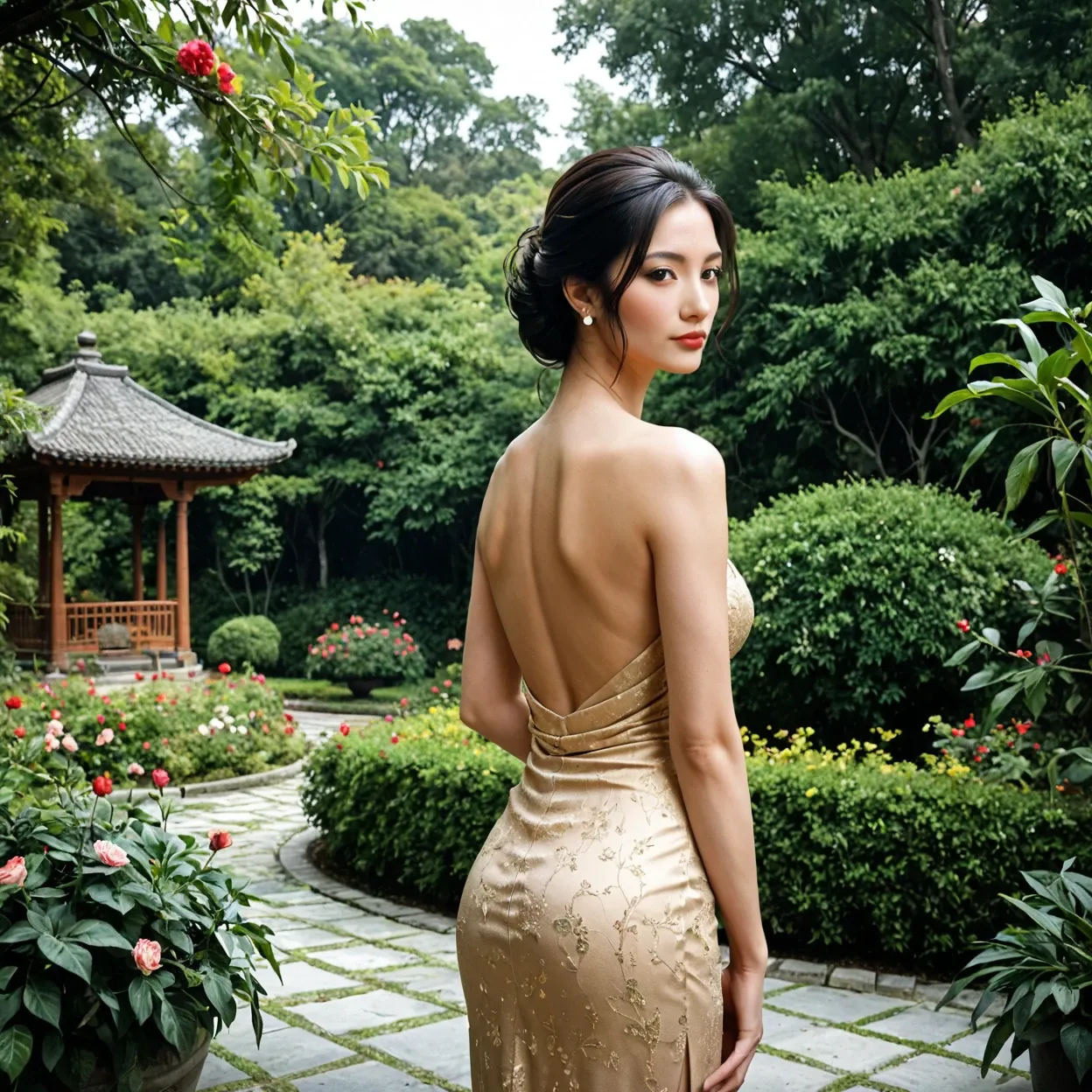 vietnamese asian girl backside